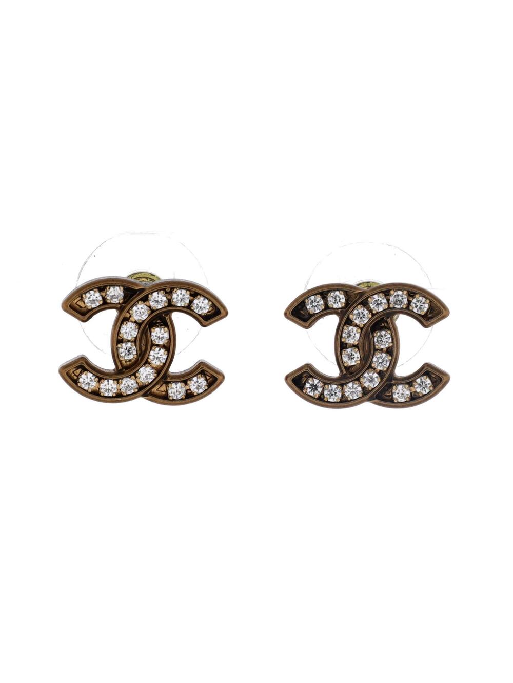 Chanel Cc Stud Earrings Metal With #249903C12B